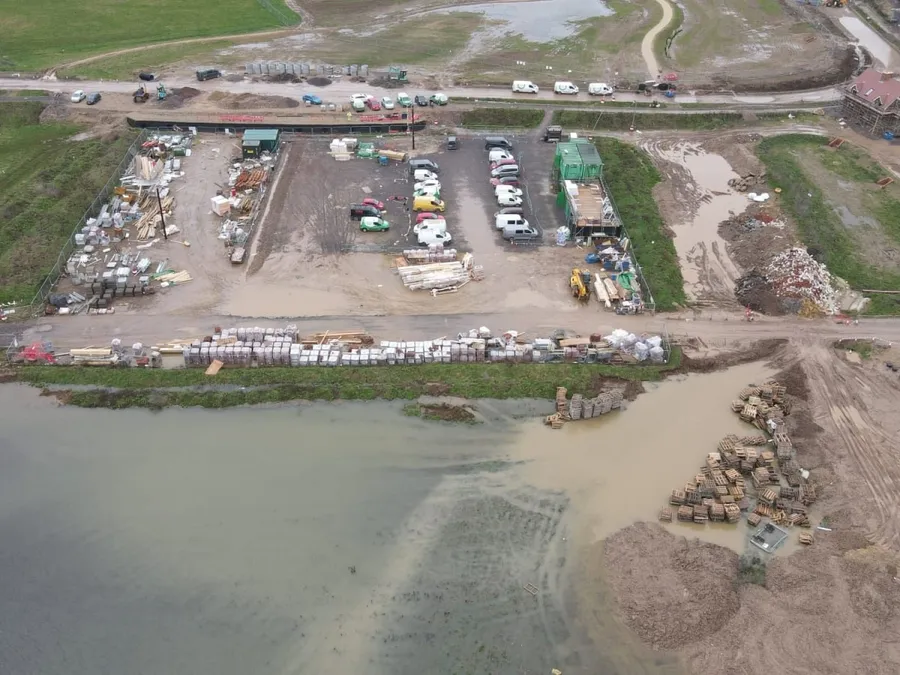 Neighbours Highlight Winter Flooding Risks at Middle Burgate Development